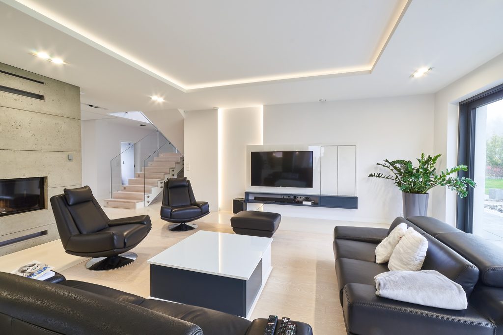 Modernistyczny salon